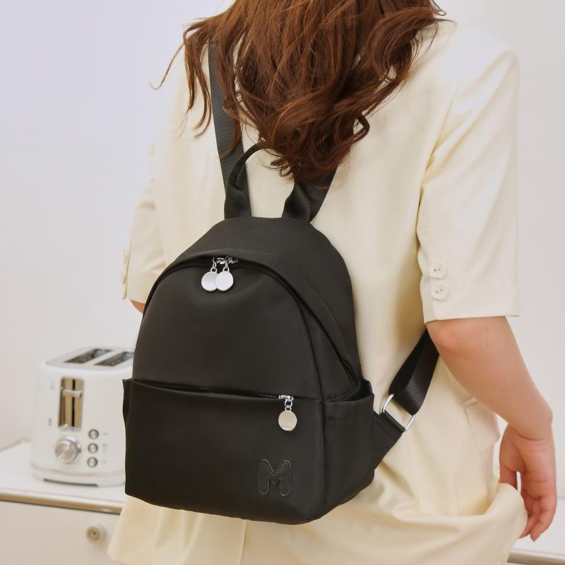 Oxford Nylon Canvas Backpack for Women, New Fashionable, Casual, Commuting, Outward, Fashionable, Lightweight, Small Backpack