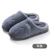 Cotton slippers women's winter home indoor home home warm non-slip thick bottom couple new wool slippers men's autumn and winter
