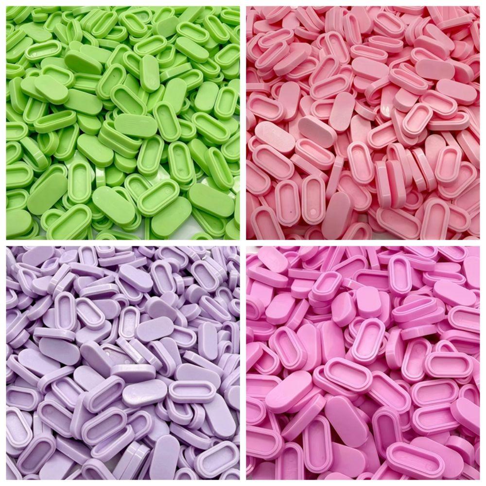 100g Small Granules Beads Filler Oval Indented Stuffing Building Blocks  Craft Accessories