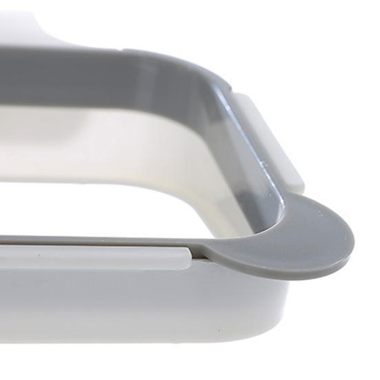 Garbage Bag Hanger Space-Saving Door Back Design Good Load Capacity Stable Shelf Rubbish Bag Rack for Kitchen