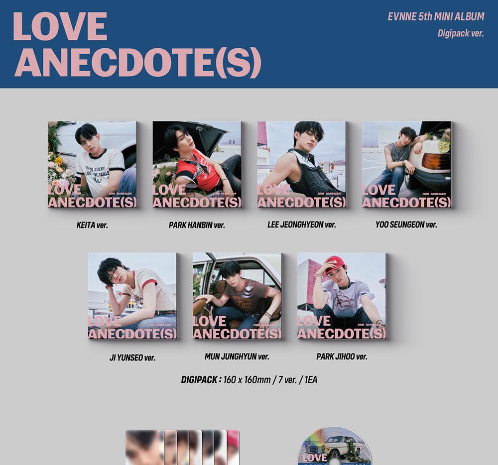 (DIGIPACK ver.) EVNNE [LOVE ANECDOTE(S)] 5th Mini Album