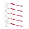 5pcs High Strength Metal Heavy Duty Fishing Barbed Hooks Fish Accessory 11#