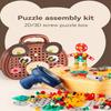 Non-Toxic Children Electric Drill Toolbox Driller Games Tool Toy For Children 4 6 Years Old Montessori Screw Puzzle Kid Pretend Play Toys Gift