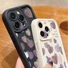 Cute Love Heart Phone Case For iPhone 16 Pro Max Shockproof TPU Soft Silicone Cover Coque For iPhone 15 Pro Max 14 13 12 11 Phone Case