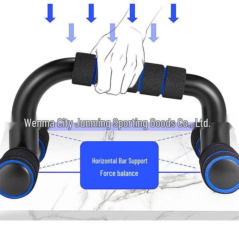 I-shaped Push-up Rack with Sponge Cover for Chest and Arm Strength Training