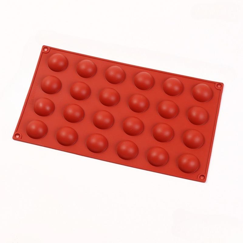 6/15/24Holes Half Sphere Silicone Molds DIY Baking Half Ball Chocolate Candy Cake Mold Baking Tray Pastry Molds Kitchen Tools