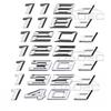 Car Rear Trunk Words Logo Badge Emblem Decals Decoration Sticker For BMW 1 Series 116d 118d 120d 125d 130d 135d 140d F20 F21 F40