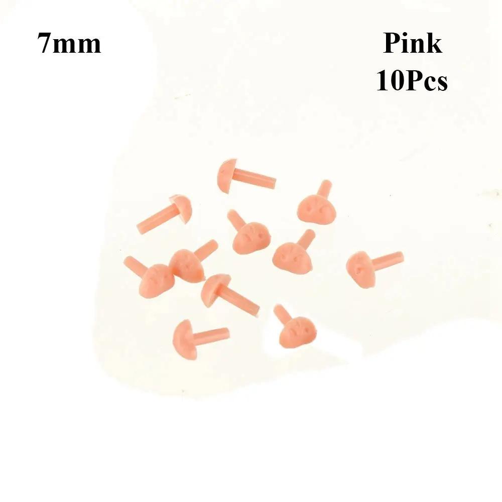 10Pcs Dog Noses Smooth Plug-in Animal Plastic Noses DIY Accessories For Crochet Toy Doll Making Supply For Amigurumi
