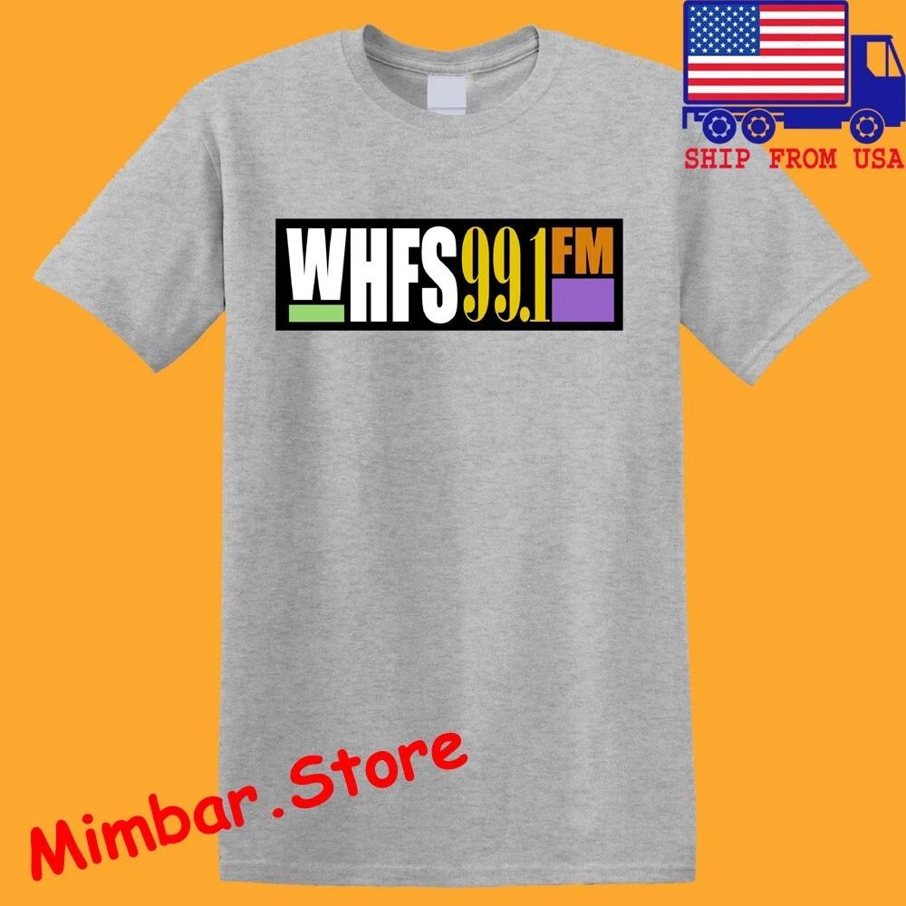 WHFS 99.1 FM Washington Radio Men s Gray Size S-5XL M