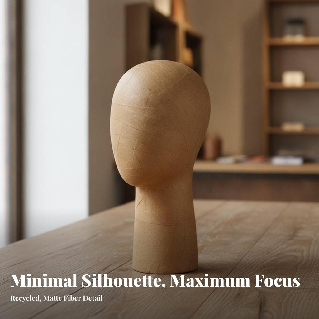 Tabletop Mannequin Head with Shoulders Professional Bust