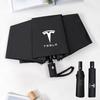 Automatic Car Emblem Folding Umbrella UV Resistant Sunshade For Tesla Model 3 Model Y Model S Model X Cybertruck SpaceX Roadster