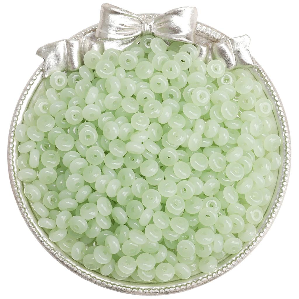 High quality wheel bead glass rice bead DIY jewelry accessories handmade beaded bracelet material