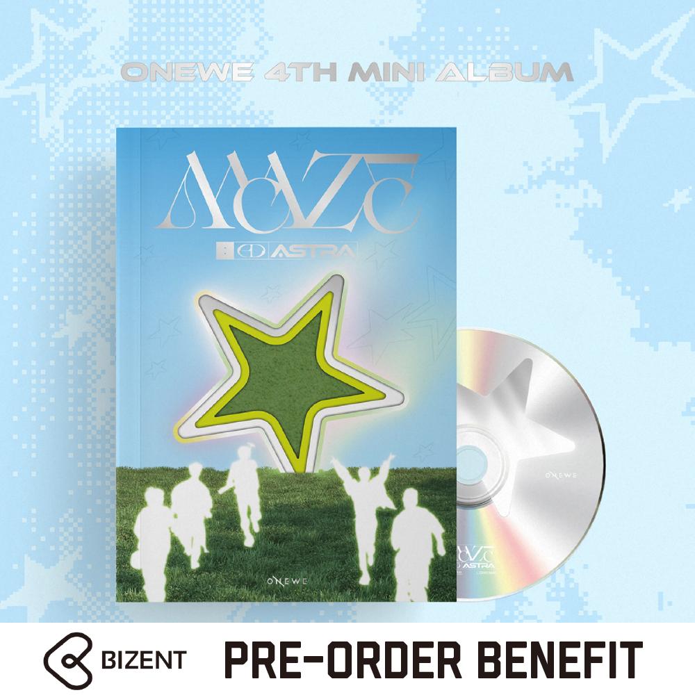 Pre-order ONEWE 4th Mini Album MAZE: AD ASTRA AD ASTRA ver. & bizent POB