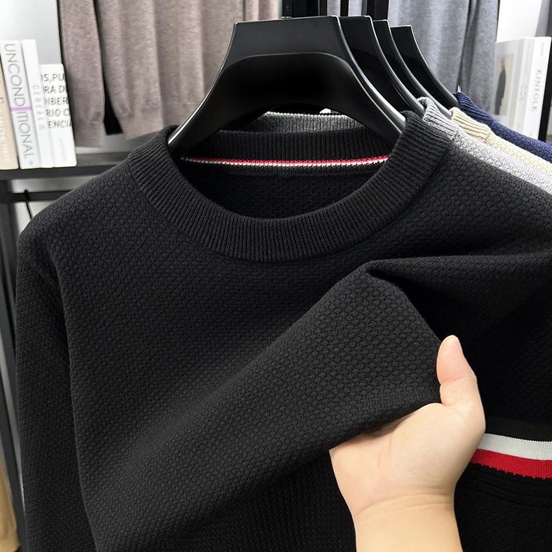 Men Fashion Casual Thick Knitted Pullover Warm Bottoming Sweater Top