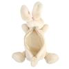 NICI Angora Rabbit Figure Pouch, White, Pencil Case, Cosmetics