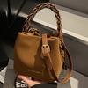 Strukturierte Tasche Damen Winter Trend Mode Nische Lässig Tragbare Beuteltasche Pendler Umhängetasche