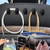 Mini Car Hooks Interior Storage Holder for USB Cable Headphone Key Self-Adhive Dashboard Wall Hanging Hook Auto Accessories