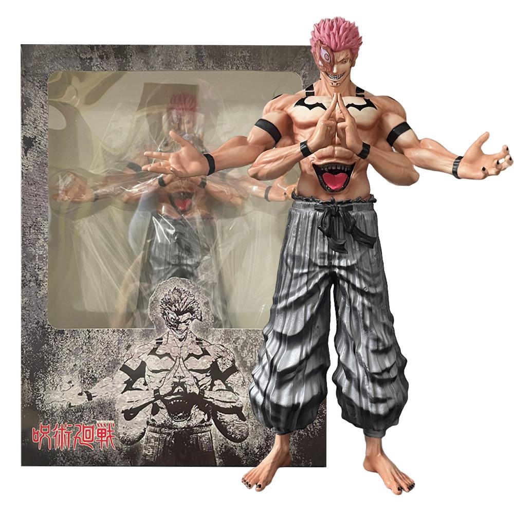 20CM Figura Anime Jujutsu Kaisen Sukuna Cuore Originale Ryomen Sukuna Re della Maledizione Modello Anime Giocattolo Bambola Regalo Action Figure