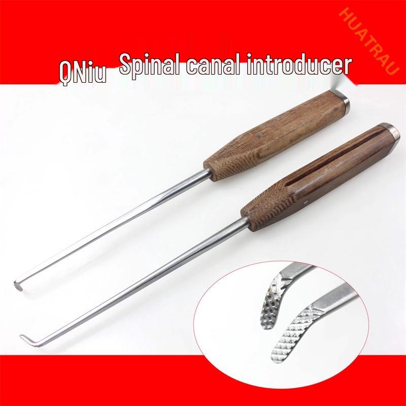 Q Niu Vertebral Canal Injector & Foot Pedal Bone Grafting Instrument for Spine & Lumbar Vertebrae Vertebral Canal Injector 5x110°