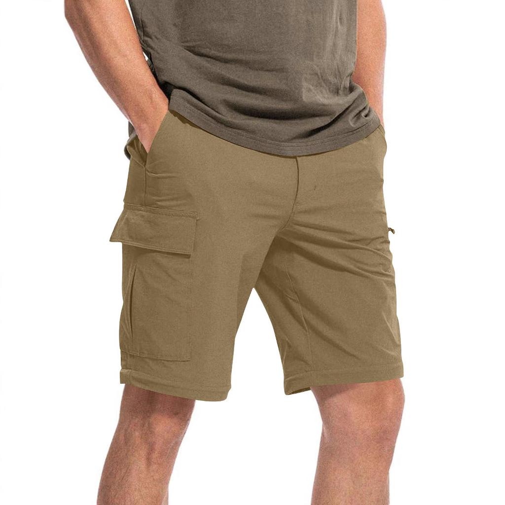 Detachable Sports and Casual Multi-pocket Work Trousers; Loose-fitting Outdoor Casual Trousers