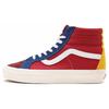 Sk8 Anaheim Factory 38 Dx Casual High-Top Skate Shoes Unisex Sneakers Red Blue VN0A38GF9XP