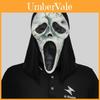 Máscara Rachada Sinistra Gritando Para Festas de Halloween e Eventos de Fantasias Temáticas