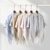 110cm Size Voile Scarf Square Shape Muslim Women Hijabs Fashion Floral Printed Scarf  Cultural Wear