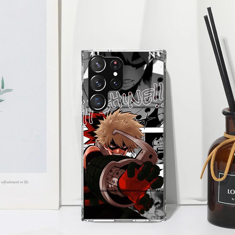 My Hero Bakugou Katsuki Phone Case For Samsung Galaxy Note 20 Ultra 10 Plus 9 8 M11 M12 M21 M30S M32 M51 M52 J4 J6 + J8 Art Fund
