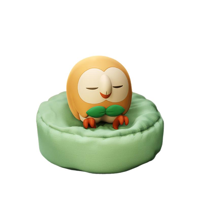 Slowpoke Snorlax Charmander Rowlet Meowth Toy Sleep Model Christmas Gift