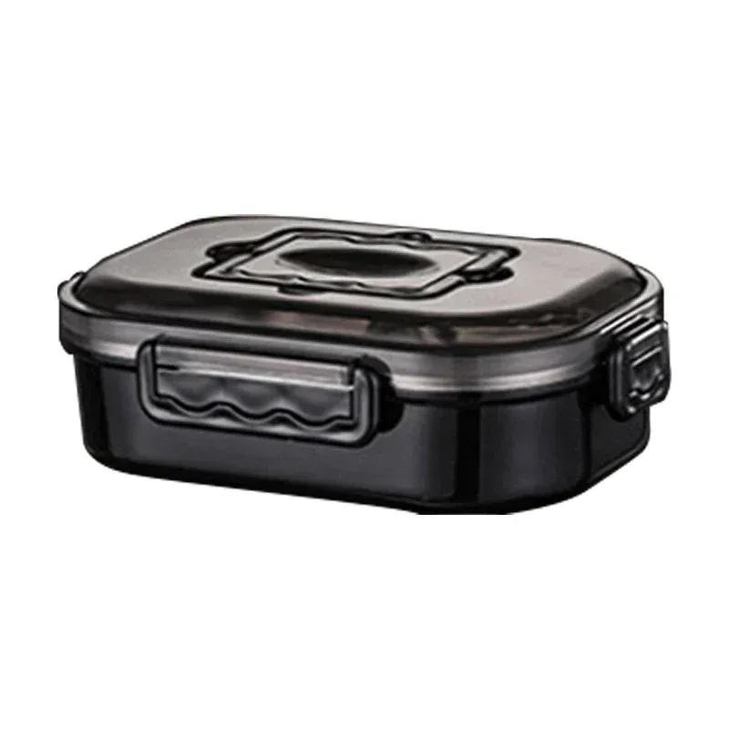 2024 Stainless Steel Lunch Box Portable Business Simple Compartment Bento Box Kitchen Leakproof Food Containers for Men Fitness Meal