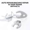 3/8inches Nut Crowfoot Wrench Set Horn Wrench Head Square Head Hardware Tool Wrench Imperial Bullhorn Wrenches