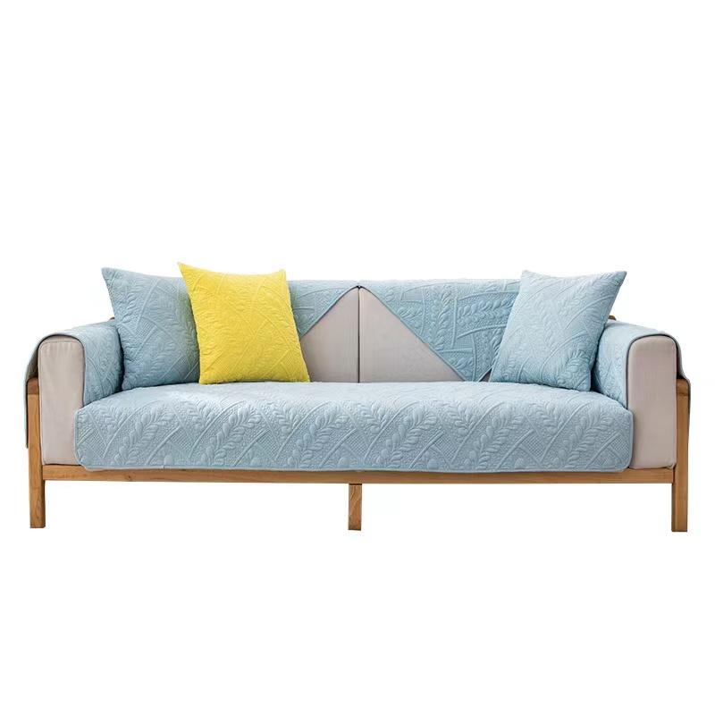 Four Seasons Universal Sofa Cushion Solid Color Modern Combination All-inclusive Universal Sofa Cover Non-slip Nordic Sofa Towel