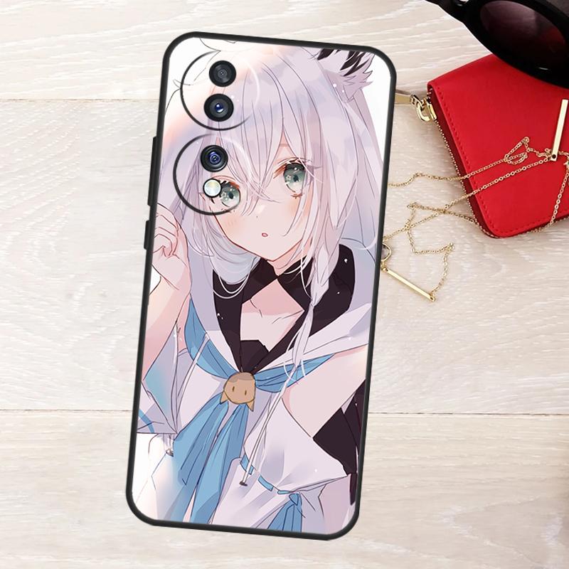 

Shirakami Fubuki Hololive Case For Honor Magic 8 5 6 7 Lite X9a X9b X9c X9d X8b X8c Win RT 50 70 90 200 400 Pro Cover Honor X9d