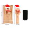 JUSTINLAU Christmas Gingerbread Man Cabinet Handle Protector Set  Anti-Slip Wear-Resistant Cover Xmas Decoration for Drawer