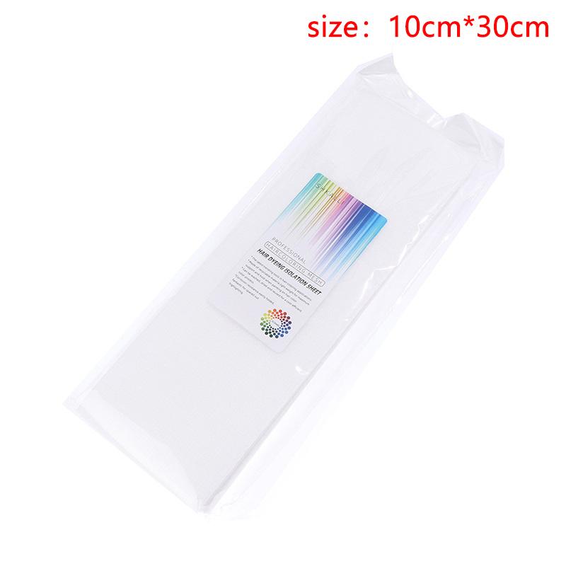 

50 шт. Парикмахерские инструменты для окрашивания Мелирование Бумага Листы для окрашивания волос Многоразовый Изолирующий лист для окрашивания волос 10*30cm