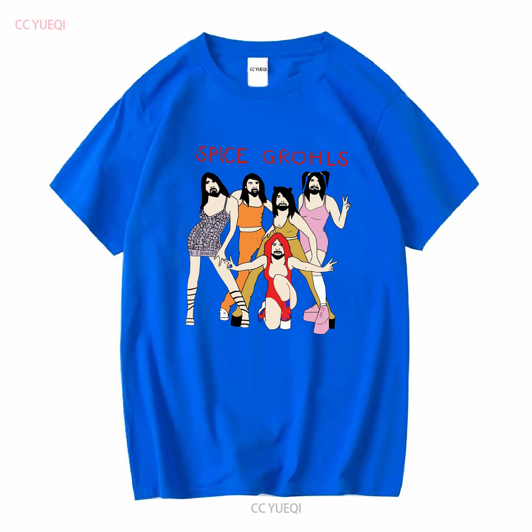 

Spice World T Shirt Grohls Game Inspired 90S S 4XL long or short sleeves vintage Washed Versatile streetwear homme Comfortable S