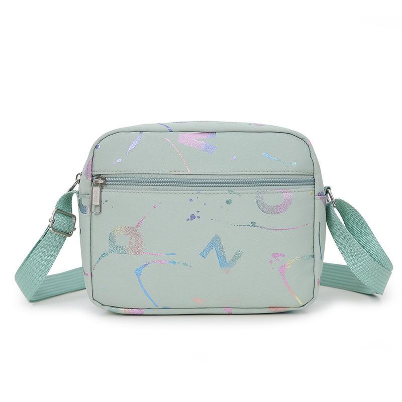 new go out shoulder bag female letter printing commuter mother bag versatile casual simple square bag