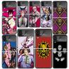 JoJo Adventure Killer Queen Clear Phone Case For Samsung Z Flip 7 6 5 4 3 Galaxy ZFlip7 ZFlip6 ZFlip5 ZFlip4 ZFlip3 5G Print Cov