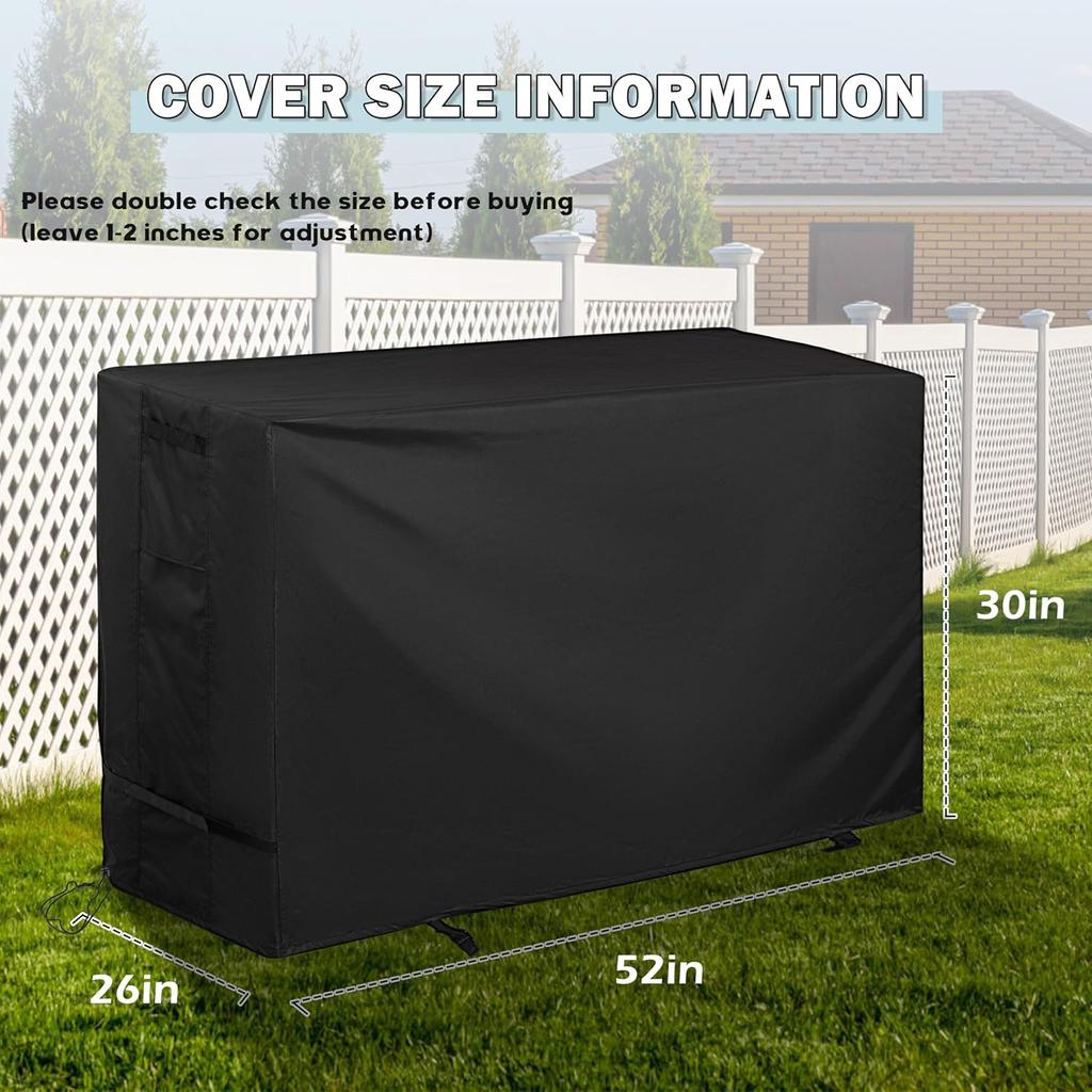 Pizza Oven Table Cover for BBQMall Pizza Oven Table Cart, Outdoor Grill Cart Cover for GRILL FORCE Pizza Oven Stand, Protective Cover for Pizza