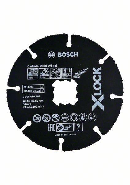 X-Lock Carbide Multi Wheel Cutting Disc 115*1*22.23 - B 2608619283