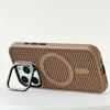 Honeycomb Grid Mesh Cooling Magsafe Phone Case for iPhone 16 Promax 15Pro 14 13 12 17 Alloy Lens Bracket Wireless Charging Cover