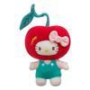 Cherry Bow Decoration Plush Toy Cute Character Stuffed Animal For Girls Kids Playroom