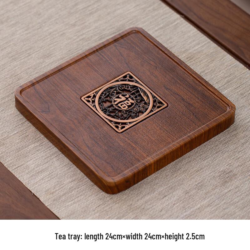 WA Light Luxury Wood Serving & Storage Tray