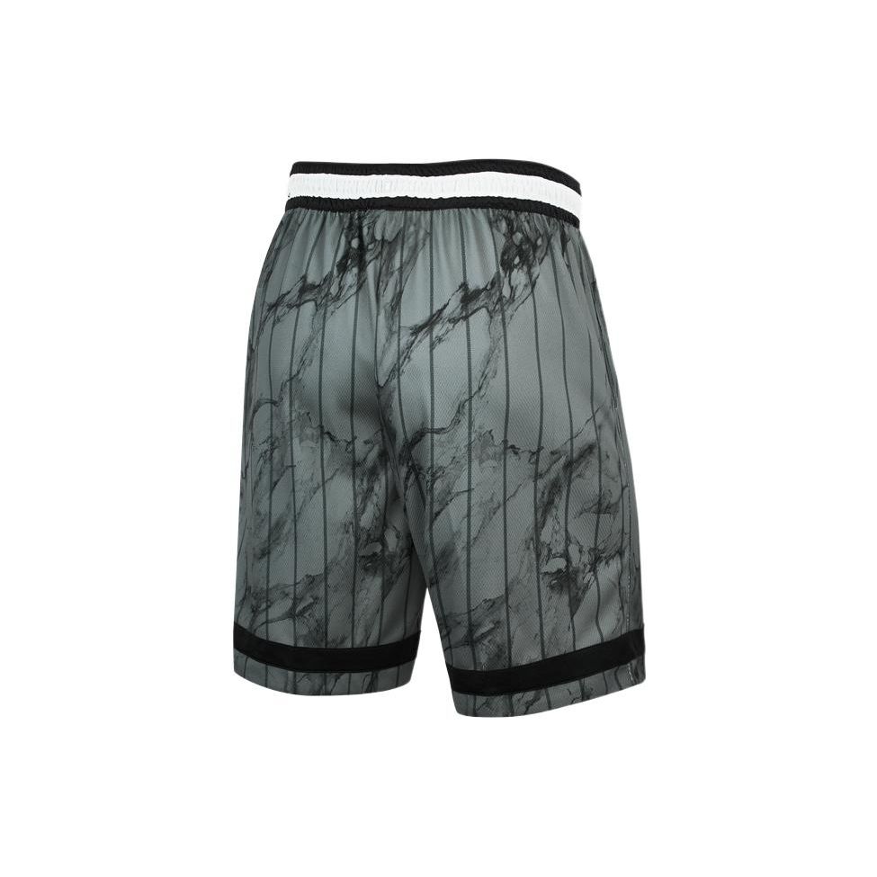 Nike Ink Line Design Elastic Waist Sports Basketball Shorts Men Bottoms Gray DD0566-084