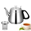 Teekessel 1,5l Edelstahlkessel Kaffeekessel 2l Teefilter für Restaurant Café Täglichen Gebrauch
