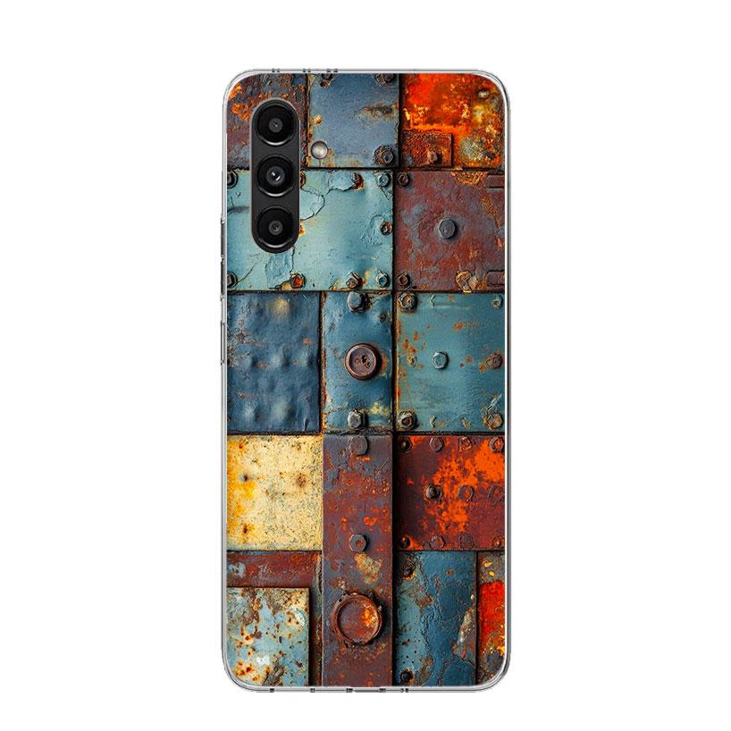 Vintage Industrial Style Rusty Pattern Case Phone Cover for Samsung Galaxy A16 A15 A14 A13 A56 A55 A54 A53 A36 A35 A34 A33 A26 A