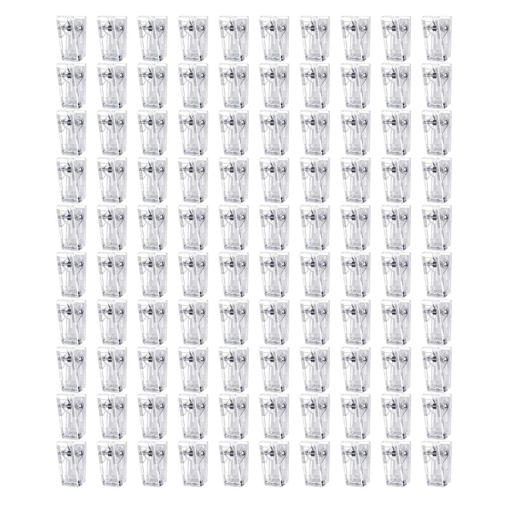 40/100Pieces Convenient Adhesive Clips Portable Clamps for Easy Document Organization and Hanging in Office or Home