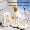 YOUKEBEI Portable Silicone Baby Bottle Brush 5-Piece Set