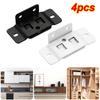 4Pcs L Shaped Cabinet Corner Code Furniture Laminate Connector Bracket Hardware Accessories