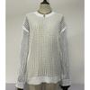 Womens Loose Knit Top Sheer Beach Cover Up Hollow Out Pullover